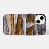 マンモス・スプリングス滝 iPhoneケース (裏面横)