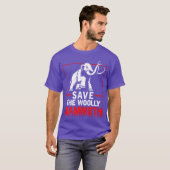 マンモス 古代動物 ユーモア 家族 Tシャツ (正面フル)