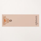 マンモダンヨギエクササイズポーズナマステ平和 ヨガマット (正面(横))