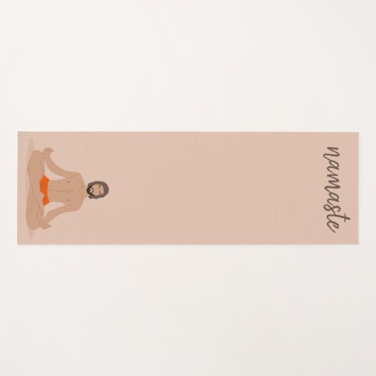 マンモダンヨギエクササイズポーズナマステ平和 ヨガマット (正面(横))