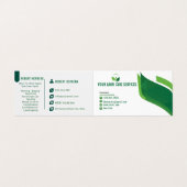 マンモーニンググラスヤーン気にガーデニング造園 名刺 (外部フラット)