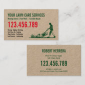 マンモーニンググラスヤーン気にガーデニング造園 名刺 (正面/裏面)