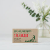 マンモーニンググラスヤーン気にガーデニング造園 名刺 (スタンド正面)