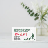 マンモーニンググラスヤーン気にガーデニング造園 名刺 (スタンド正面)