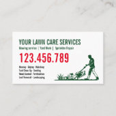 マンモーニンググラスヤーン気にガーデニング造園 名刺 (正面)