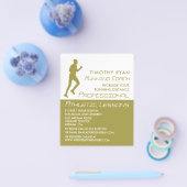 マンランニングズアスレチック広告ズフライヤー チラシ (シングル)