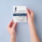 マンランニングズアスレチック広告レッスン チラシ (手)