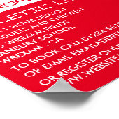 マンランニングズアスレチック広告レッスン ポスター (角)