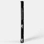 マンランニングズランナーズシルエットハートビートライン SAMSUNG GALAXYケース (右側面)