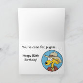 マンリーカウボーイ50th誕生日カード カード (内部)