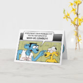 マンリーカウボーイ50th誕生日カード カード (黄色い花)