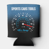 マンリーカーおもしろいー走行距離計ブルーグリッター 缶クーラー (裏面)