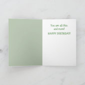 マンリーシープ誕生日カード カード (内部)