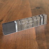 マンリースタ素朴イルドネームプレート デスクネームプレート (側面)