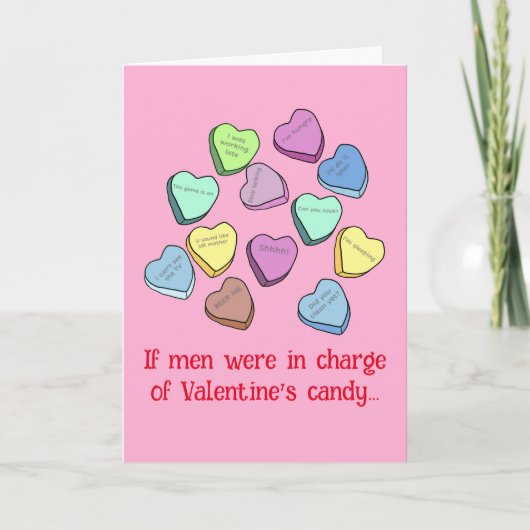 マンリーバレンタインキャンディーカード サンキューカード (正面)