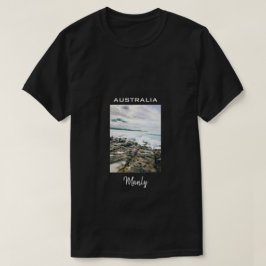 マンリービーチ海サーフオーストラリア旅行 Tシャツ