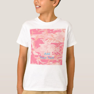 マンリーピンク迷彩柄 Tシャツ