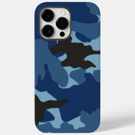 マンリーブルー迷彩柄軍隊カモフラージパターンタフ Case-Mate iPhone 14 PRO MAXケース