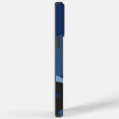 マンリーブルー迷彩柄軍隊カモフラージパターンタフ Case-Mate iPhoneケース (裏面 / 右)