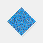 マンリーマンギアヘッドナットとボルトナプキン スタンダードカクテルナプキン (角)