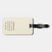 マンリーモジョコーヒー ラゲッジタグ (裏面横)