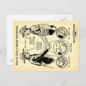 マンリー与えハンドシェイクポストカードの方法 ポストカード (正面/裏面)