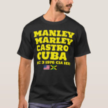 マンリー・マーリー・カストロ ベーシックダークTシャツ