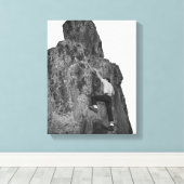 マンロック登山 キャンバスプリント (インサイチュ (ウッドフロア))