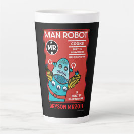マンロボットザ・パーフェクトマン カフェラテマグ