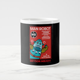 マンロボットザ・パーフェクトマン ジャンボコーヒーマグカップ