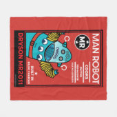 マンロボットザ・パーフェクトマン フリースブランケット (正面(横))