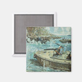 マンロ絵画マグネット マグネット (正面/裏面)