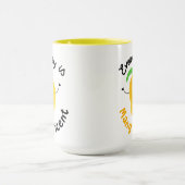 マン前向きゴープン – 毎日がマンゴン化 マグカップ (中央)