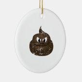 マン動揺してト怒ーンウンチ セラミックオーナメント (右)