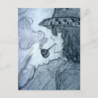 マン喫煙パイプマンガアニメ ポストカード