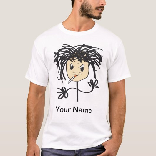 マン喫煙Tシャツ Tシャツ (正面)