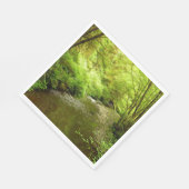 マン失ったクリークIアットレッドウッド国立公園 スタンダードランチョンナプキン (角)