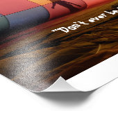 マン実在歩く フォトプリント            (角)