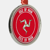 マン島のエンブレム メタルオーナメント (右)