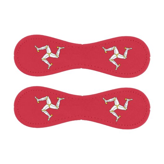 マン島の国旗を持つ愛国野球 野球ボール (パネル)