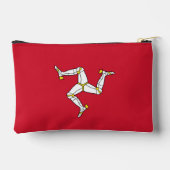 マン島の国旗 アクセサリーポーチ (裏面)