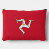 マン島の国旗 アクセサリーポーチ (正面)