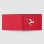 マン島の国旗 ゲストブック (全面)