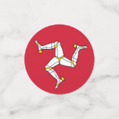 マン島の国旗 コンフェッティ (スモール正面)