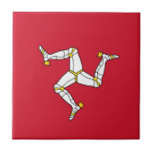 マン島の国旗 タイル (正面)