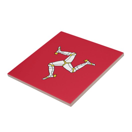 マン島の国旗 タイル (側面)