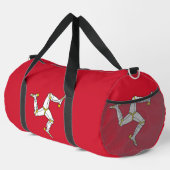 マン島の国旗 ダッフルバッグ (右コーナー)