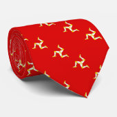 マン島の国旗 ネクタイ (ロール)