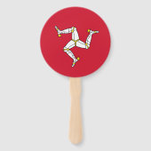 マン島の国旗 ハンドファン (正面)