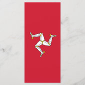 マン島の国旗 メニュー (裏面)